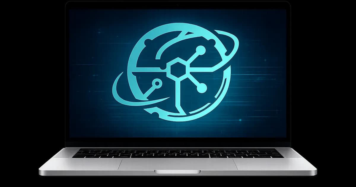 ForgeOne Logo auf Laptop 